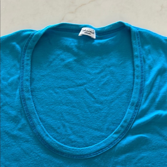 Women's Blue T-Shirt- Splendid size M - Picture 2 of 3